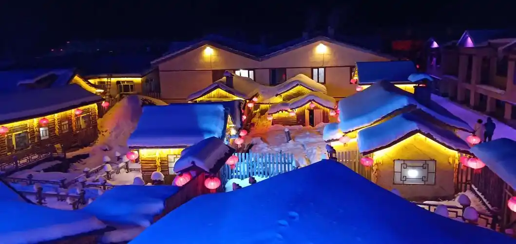 东北人家,雪乡
