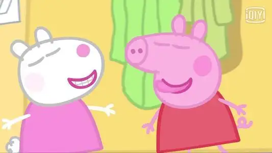 小猪佩奇和小羊苏西闺蜜头像拟人