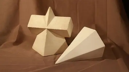 几何体静物照片