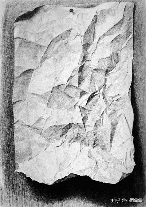 素描中怎样画出纸的质感? - 知乎