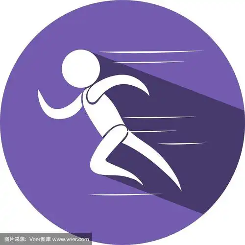 跑步运动图标