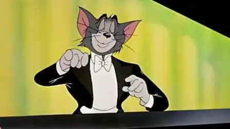 猫和老鼠: 汤姆深情款款的弹着钢琴, 帅气十足, 你被撩到了吗?