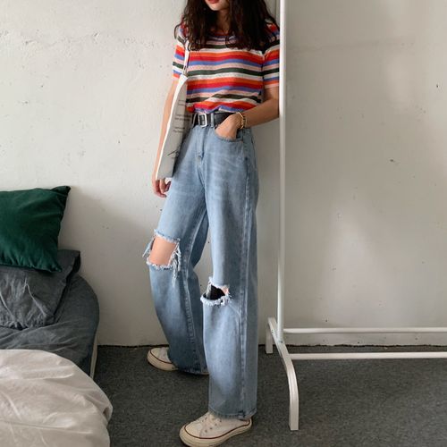 共836 件高腰加肥长裤子相关商品