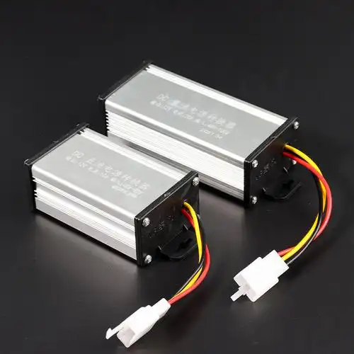 电动车直流转换器 dc36v48v60v72v96v120转12v10a20a电瓶车转换器