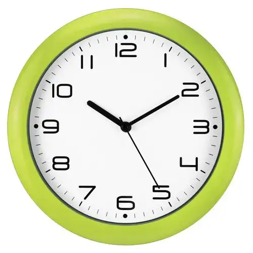 12寸石英挂钟圆形墙贴钟塑料挂钟 石英钟 客厅