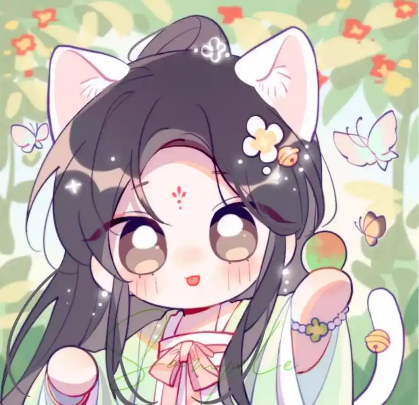 q版小晚宁好可爱啊!  #二哈和他的白猫师尊# #二次元