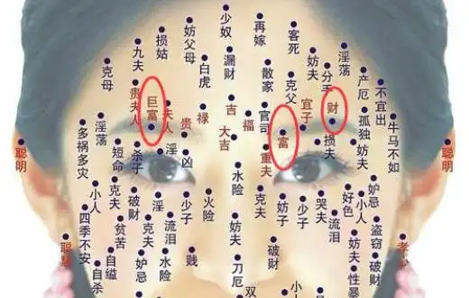 为数不多的几处"巨富痣",富贵无双