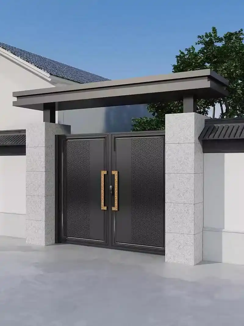2024年最新款别墅庭院铝雕大门,更高档的造型,更扎实的用料,为您的