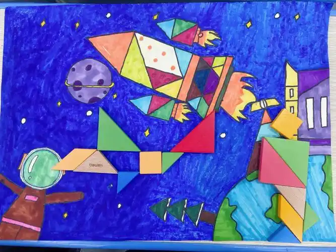 一年级数学学科活动—智力七巧板拼图比赛