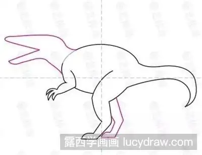 简笔画教程:教你棘龙