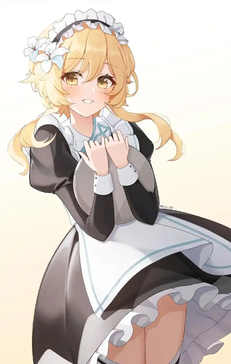 原神 #女仆#二次元  - 抖音