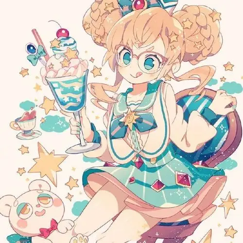 插画哦,这组动漫人物画的非常棒,颜色用的也很鲜明,是日本画师笔下的