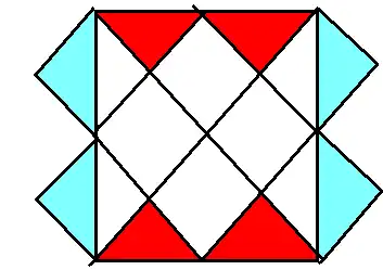 试将8个面积为1的小正方形拼成一个面积为8的大正方形,再利用这个大正