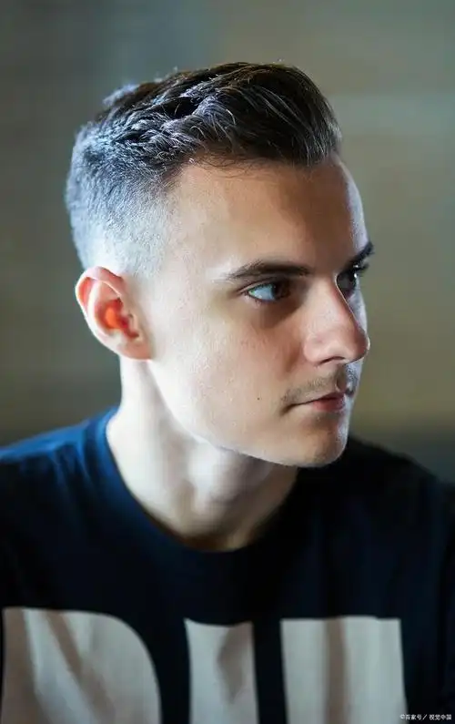 以下是一些现在最受欢迎的背头发型.1. 经典油头