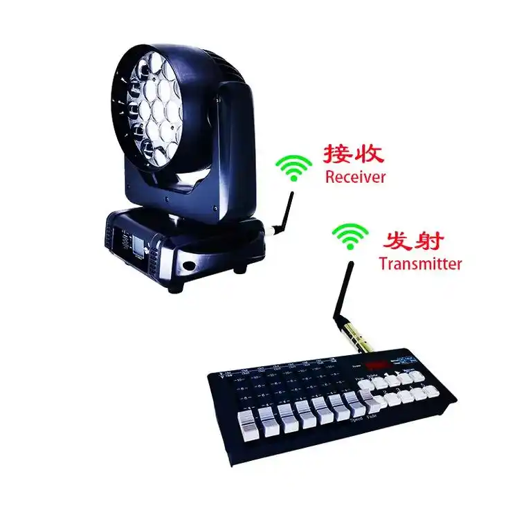 dmx512无线发射器,无线接收器.512个通道一支发射可配 - 抖音