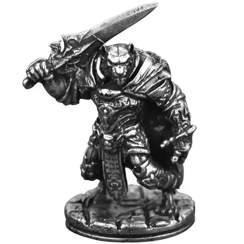 金属老虎战士兵人模型手办成品桌游汽车车内兵人专区