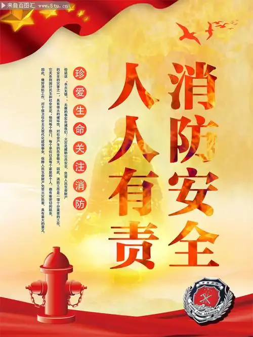 消防安全标语设计图片