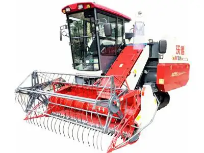 0fk履带自走全喂入联合收割机-飞龙联合收割机-报价,补贴和图片