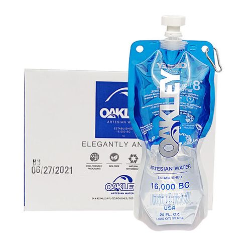 美国奥克利矿泉水 415ml*12袋装 多规格 高端oakley饮用水 运动水天然