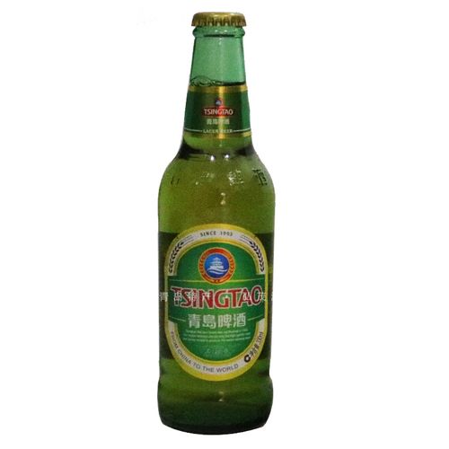 箱青岛产小瓶黄啤酒青岛直邮 小优330ml 青岛啤酒醇厚经典 24瓶 - 爱