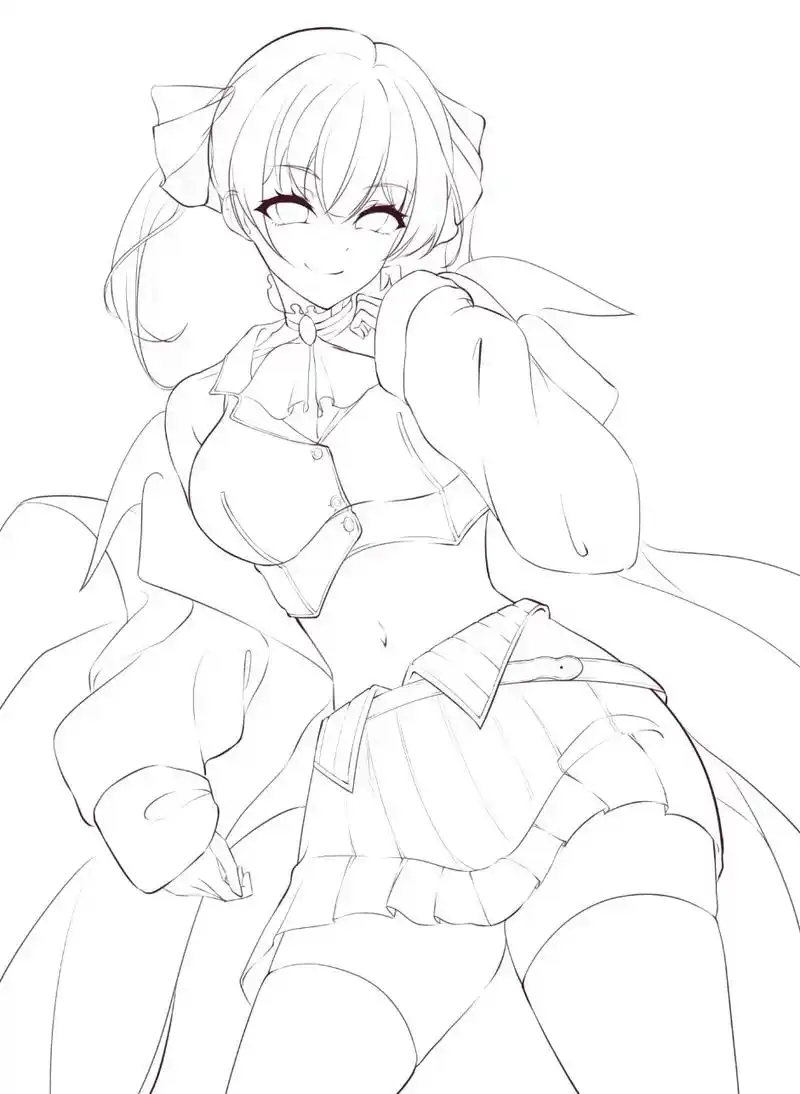 临摹 #画画 #二次元 #绘画 #板绘 锵锵!今日份 - 抖音