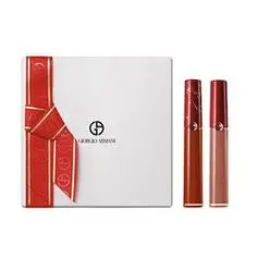 阿玛尼彩妆口红_armani beauty 阿玛尼彩妆 圣诞限定口红礼盒装(红管#