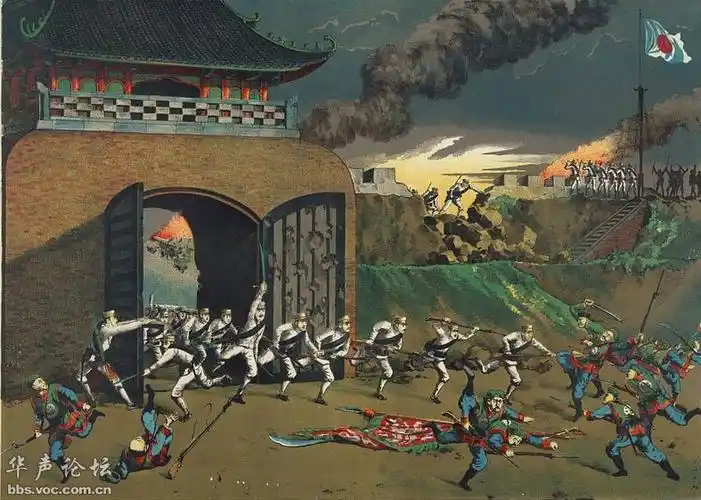 日本人描绘的八国联军侵华战争 组图