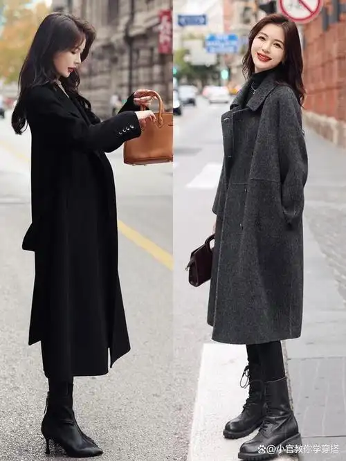 穿衣搭配—冬季女人呢子大衣气质显瘦穿搭