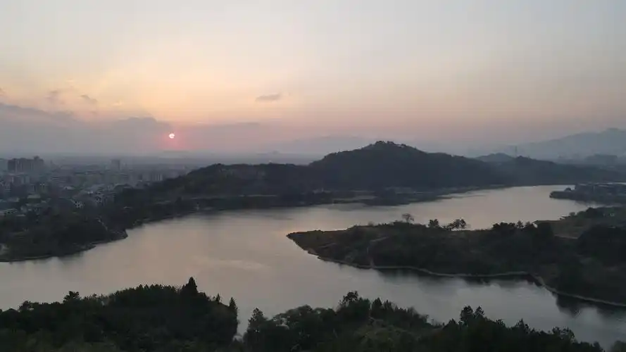 家乡好风光义乌铜山岩拍摄