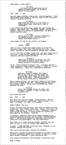 电影| 分析剧本场景学习编剧(十一)