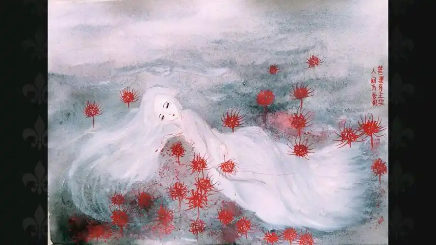 忘川河彼岸花古风图片(忘川河彼岸花歌词歌词是什么意思)