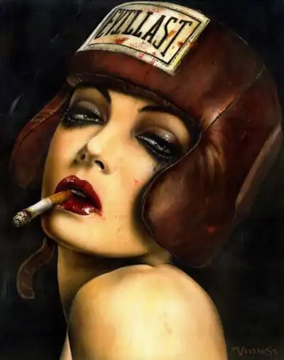 坏女人—brian viveros插画