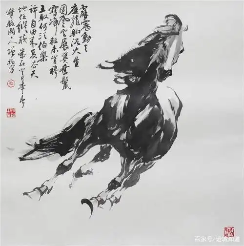 挥墨出神骏,笔下生雄风—专访国家一级美术师胡增福