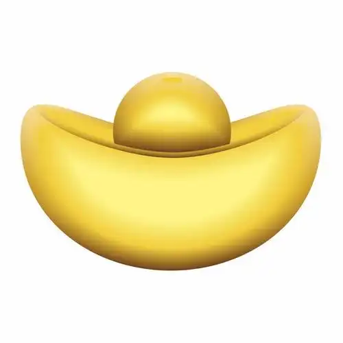 中国风卡通新年春节金元宝装饰4761629矢量图片免抠素材 - 设计盒子