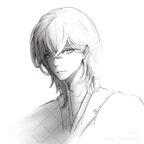 狼尾yyds_手绘绘画作品