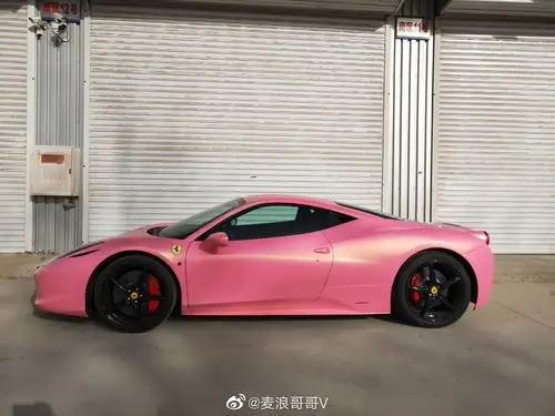 欢迎新会员,法拉利458车友加入l7超跑俱乐部,猛男粉