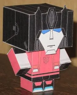 纸箱手工制作变形金刚 折纸变形金刚擎天柱