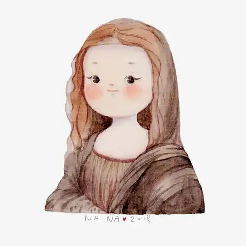 嘘,世界名画走出来的小可爱