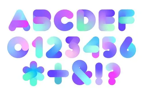 大福利adobe送你5款超炫彩色字体