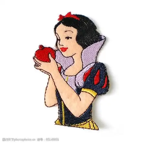 贴布卡通人物白雪公主免费素材