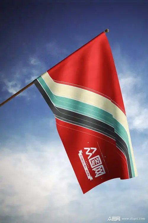 红色旗帜样机展示