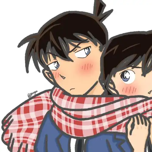 情侣头像9778977897源:阔阔爱吃小汉堡#名侦探柯南##工藤新