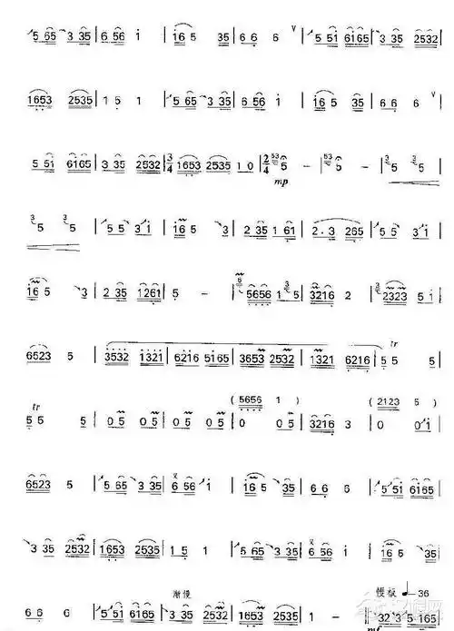 笛子独奏乐曲牧笛刘炽编曲