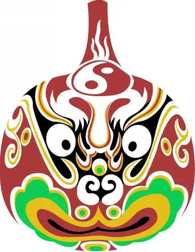 马勺脸谱图片第2张