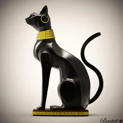 没想到效果还可以,就继续做完了,顺便做成了古埃及神话中猫神贝斯特的