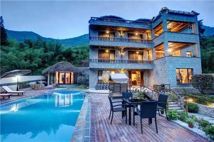 莫干山别具特色3家精品民宿日式庭院温泉花园泳池丨南方民宿