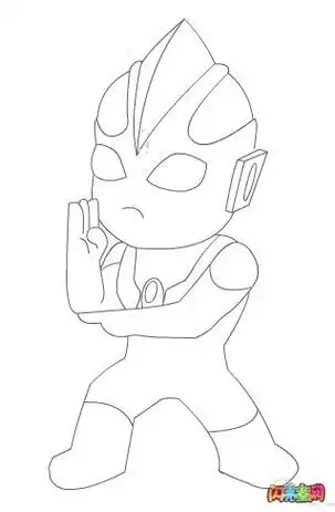 一步一步简笔画艾克斯