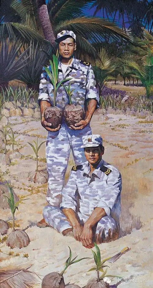 献礼海军66岁生日46年珍藏画作记录海军故事