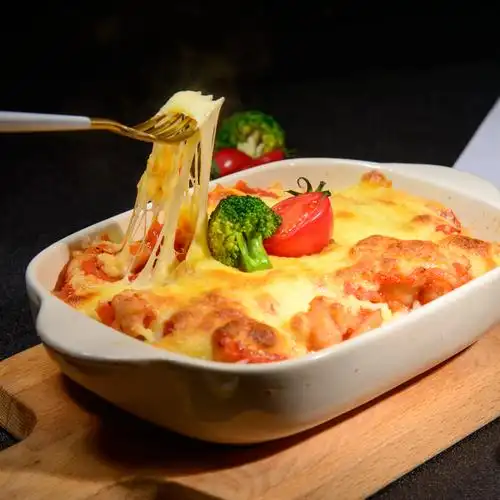 申古西餐海鲜番茄芝士焗饭酱速食半成品菜方便菜肴冷冻料理包