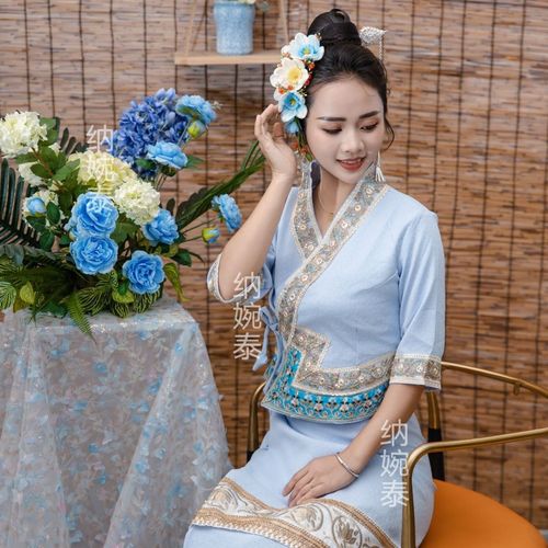 傣族傣装传统新品服饰西双版纳服装显瘦套装当季民族新款高端